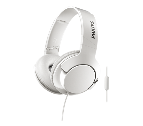 Auricular Philips Diadema Shl3175 Con Micro Blanco